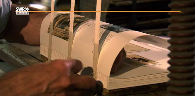 Wie man ein Buch bindet…. ARD Mediathek 8.11.2018